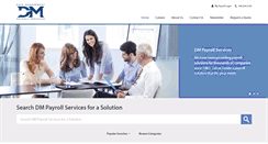 Desktop Screenshot of dmpayroll.com